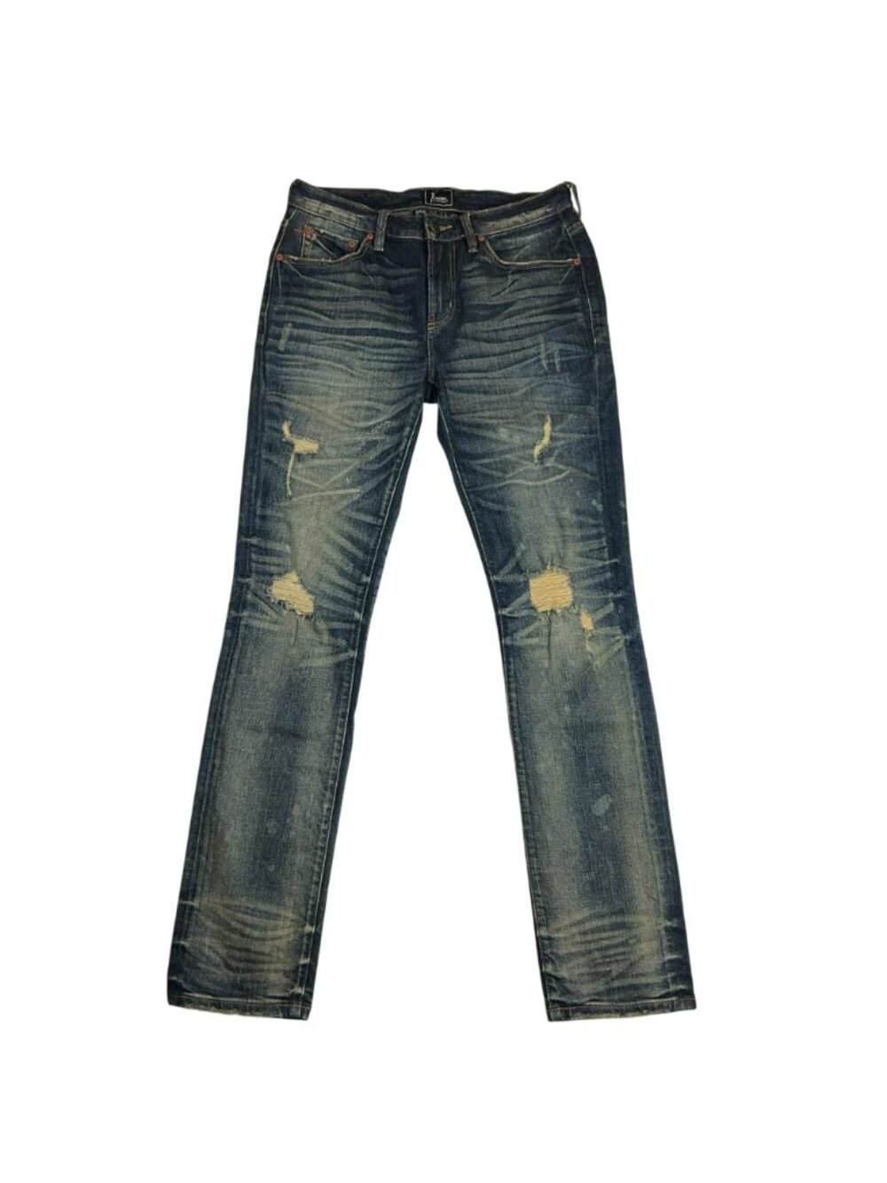 Remix By Rock Revival Slim Straight Distressed Vintage Blue Jeans Womens 30 - Picture 4 of 11